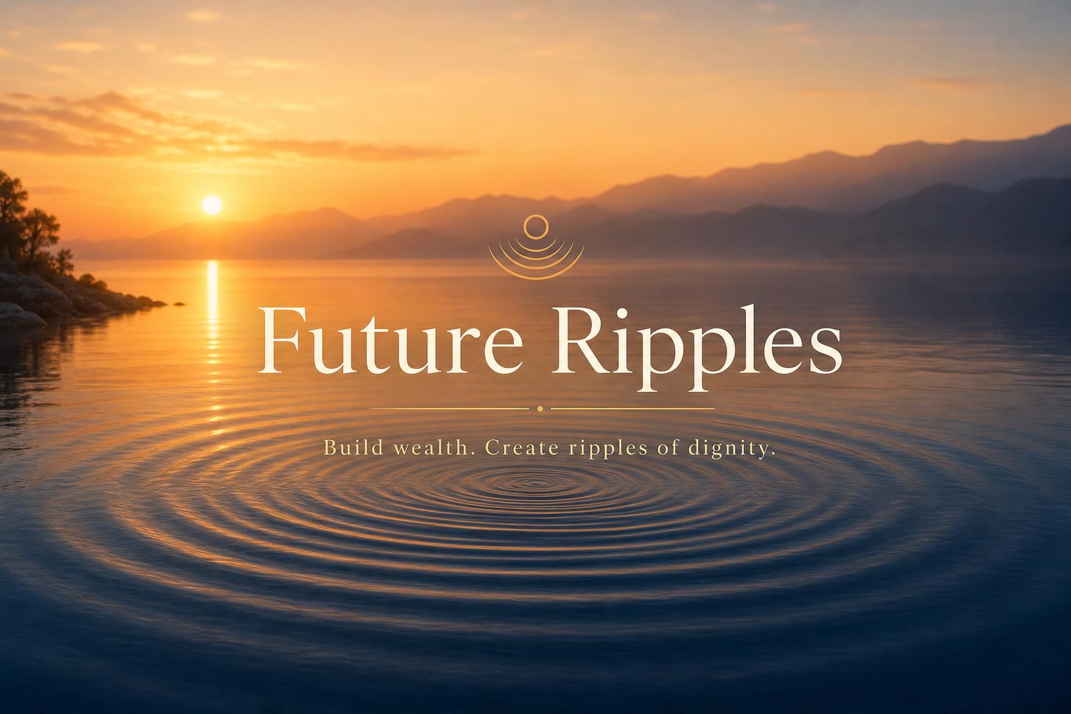 Life Ripples Future Ripples — Build Wealth, Create Ripples of Dignity